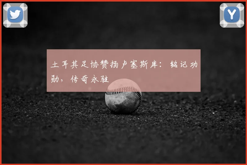 土耳其足协赞扬卢塞斯库：铭记功勋，传奇永驻